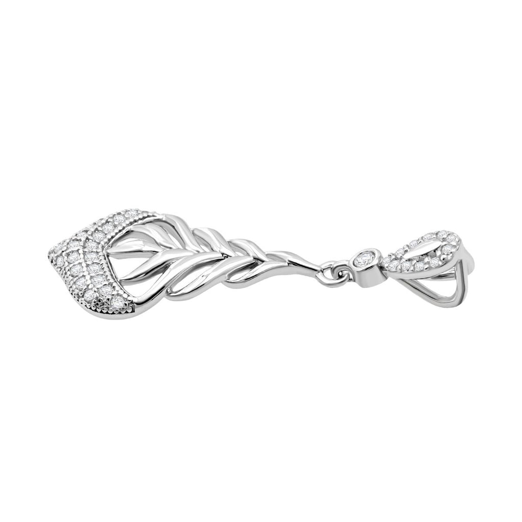 Lustro Stella Weißer Zirkonia Schmuckset 925 Silber rhodiniert 1.51 ct