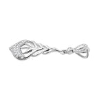 Lustro Stella Weißer Zirkonia Schmuckset 925 Silber rhodiniert 1.51 ct