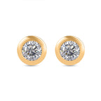 Luxuriant Diamond Trio: Labor Diamant Anhänger mit 50cm Kette Armband & Ohrringe 925 Silber Gelbgold Vermeil
