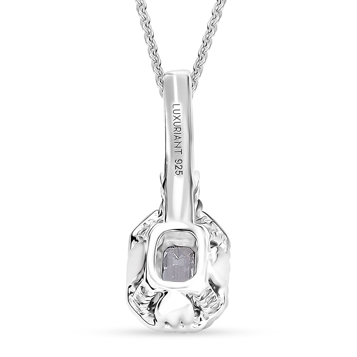 LUXURIANT DIAMOND - Lab Grown Diamant SI-GH Anhänger mit Kette, ca. 50 cm 925 Silber rhodiniert ca. 1.00 ct