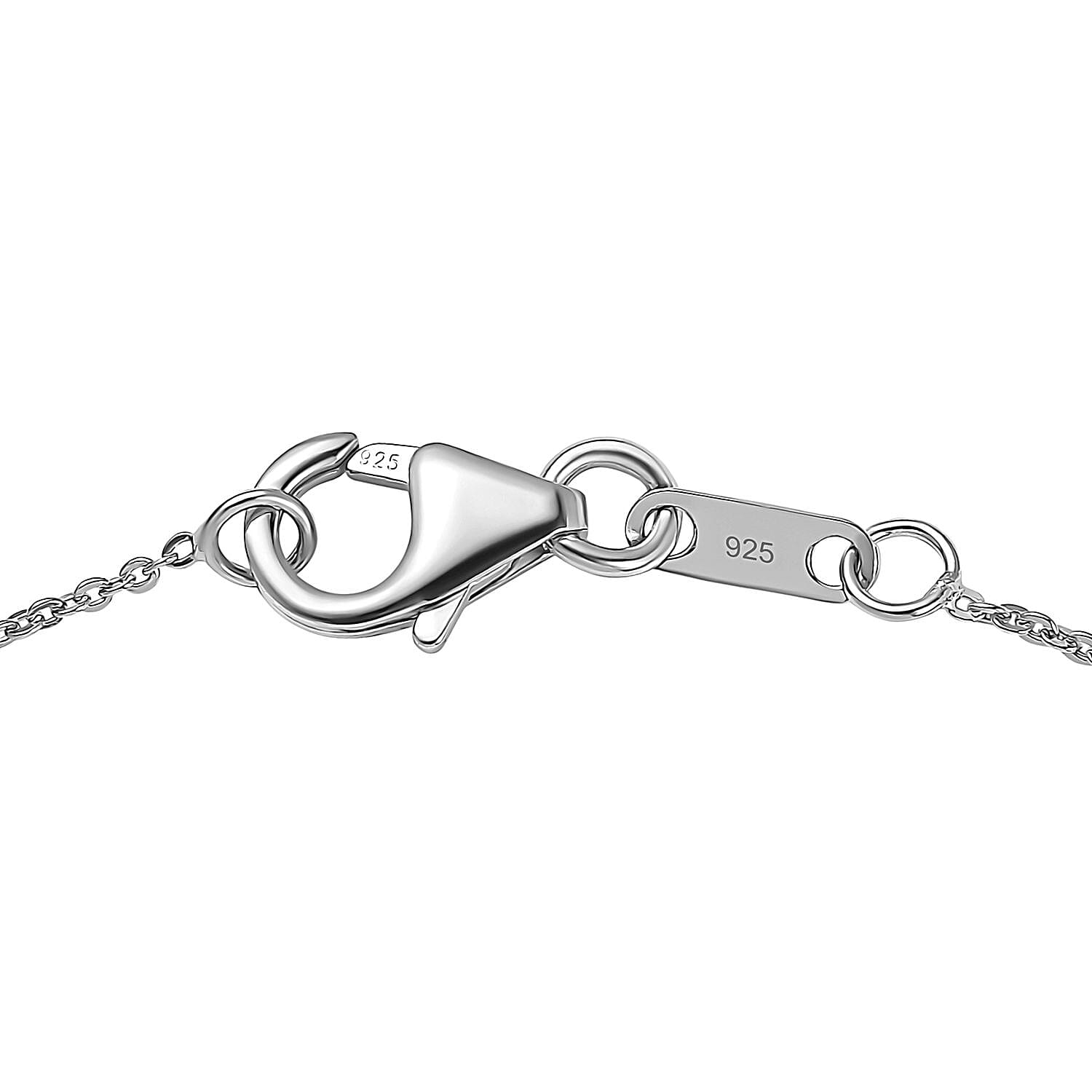 LUXURIANT DIAMOND - Lab Grown Diamant SI-GH Anhänger mit Kette, ca. 50 cm 925 Silber rhodiniert ca. 1.00 ct