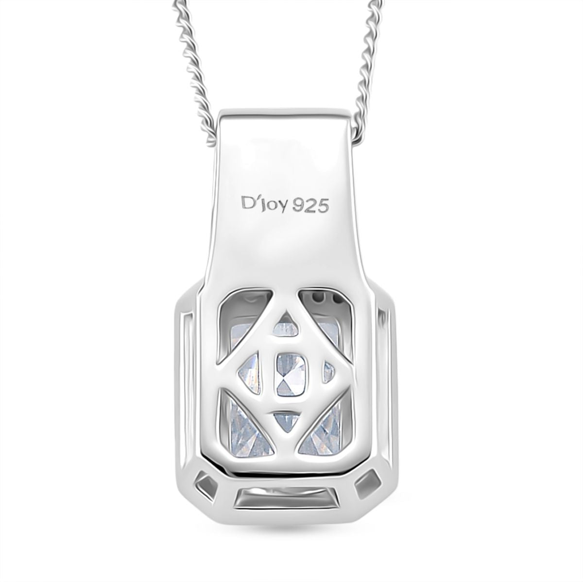 RADIANTA GRA zertifiziert Moissanit (D-VVS) Schmuckset ca. 45 cm 925 Silber rhodiniert ca. 2.82 ct
