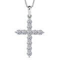 LUXORO Lab Grown Diamant SI-GH 417 Weißgold Anhänger mit 50cm Edelstahl-Kette - 0,50 ct.