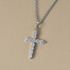 LUXORO Lab Grown Diamant SI-GH 417 Weißgold Anhänger mit 50cm Edelstahl-Kette - 0,50 ct.