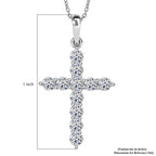 LUXORO Lab Grown Diamant SI-GH 417 Weißgold Anhänger mit 50cm Edelstahl-Kette - 0,50 ct.