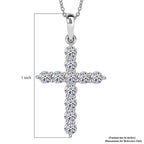 LUXORO Lab Grown Diamant SI-GH 417 Weißgold Anhänger mit 50cm Edelstahl-Kette - 0,50 ct.