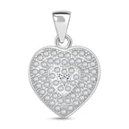 Lustro Stella Weißer Zirkonia Schmuckset 925 Silber rhodiniert