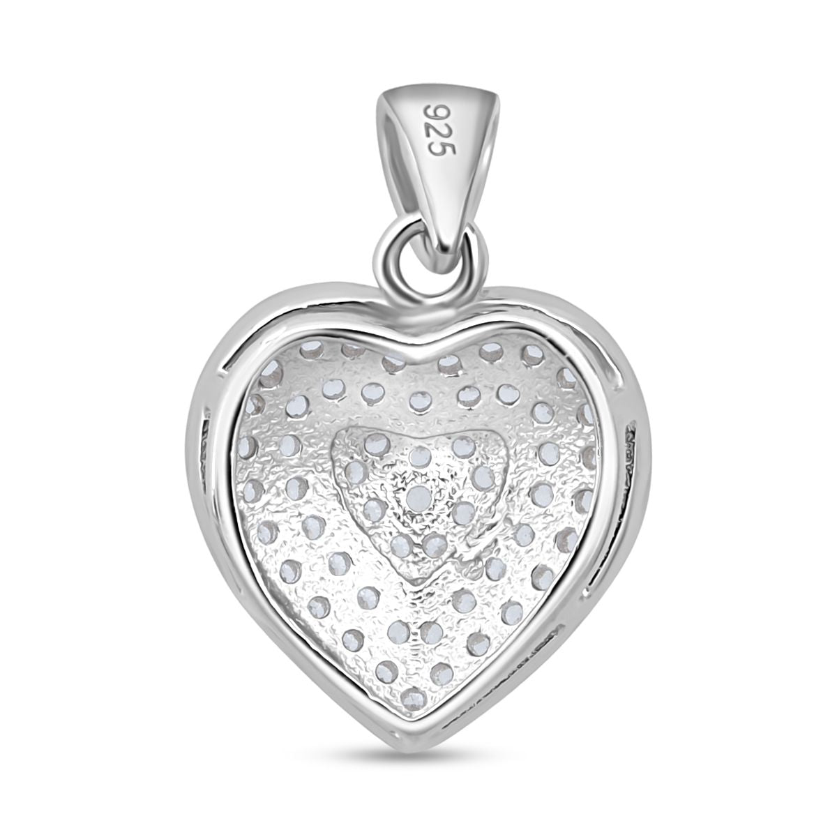 Lustro Stella Weißer Zirkonia Schmuckset 925 Silber rhodiniert