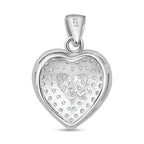 Lustro Stella Weißer Zirkonia Schmuckset 925 Silber rhodiniert