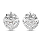 Lustro Stella Weißer Zirkonia Schmuckset 925 Silber rhodiniert