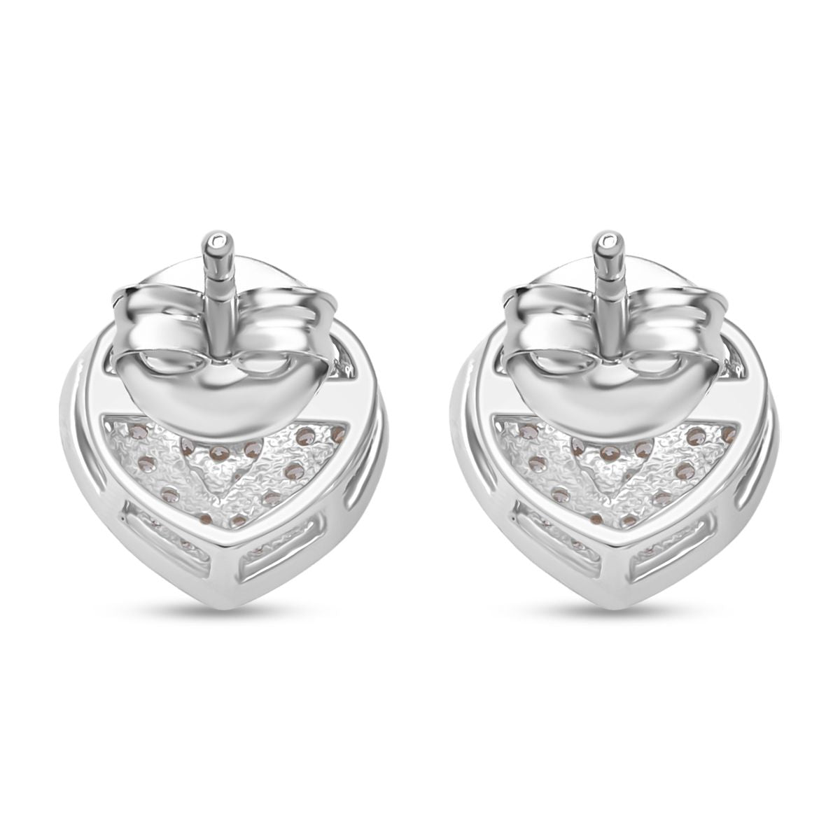 Lustro Stella Weißer Zirkonia Schmuckset 925 Silber rhodiniert