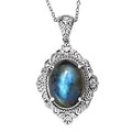 EVER TRUE Labradorit Schmuckset ca. 50 cm ca. 17.00 ct