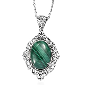 EVER TRUE Malachit Schmuckset ca. 50 cm ca. 17,00 ct.