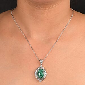 EVER TRUE Malachit Schmuckset ca. 50 cm ca. 17,00 ct.