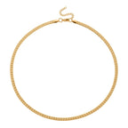 2er Set Halskette, ca. 50 cm mit 5 cm extender, Reiner Edelstahl, Goldfarben
