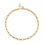 2er Set - D'Joy AA Goldene Gliederkette und Silberne Schlangenkette, ca. 45 cm
