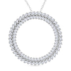 LUXURIANT DIAMOND - Lab Grown Diamant VS-EF SGL zertifiziert Anhänger mit Kette ca. 50 cm 925 Silber rhodiniert ca. 1.00 ct