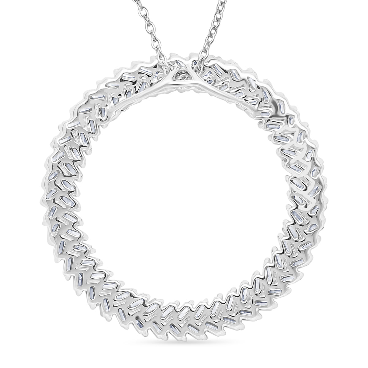LUXURIANT DIAMOND - Lab Grown Diamant VS-EF SGL zertifiziert Anhänger mit Kette ca. 50 cm 925 Silber rhodiniert ca. 1.00 ct
