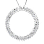 LUXURIANT DIAMOND - Lab Grown Diamant VS-EF SGL zertifiziert Anhänger mit Kette ca. 50 cm 925 Silber rhodiniert ca. 1.00 ct