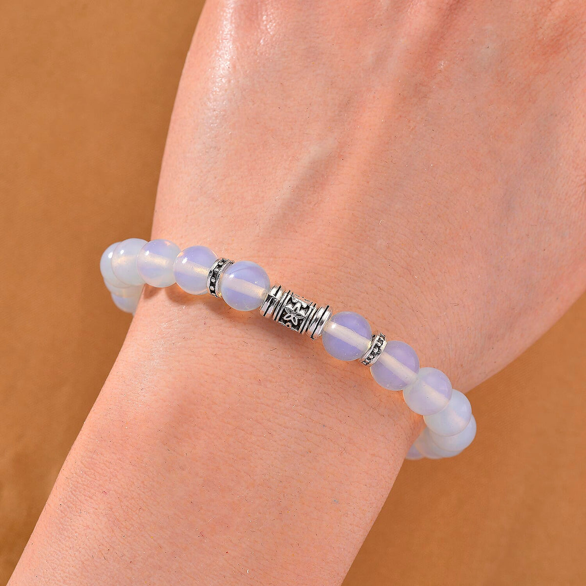 Opalite Schmuckset Legierung, Legierung Schwarz oxidiert  ca. 100.00 ct
