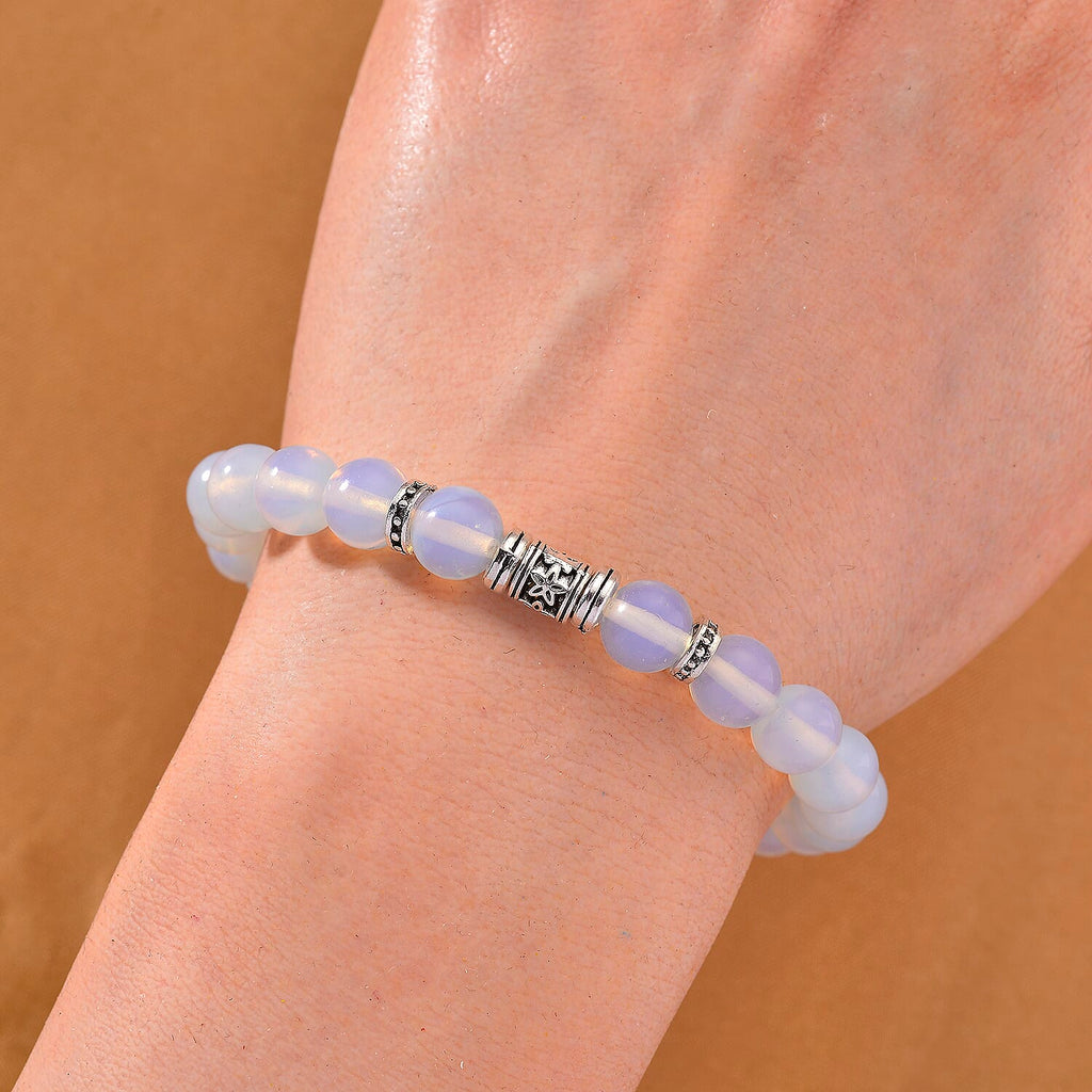 Opalite Schmuckset Legierung, Legierung Schwarz oxidiert  ca. 100.00 ct