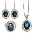 Labradorit Schmuckset - 40,86 ct.