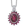 D'Joy AA Rubellit Anhänger mit 50cm Kette - 1,59 ct.