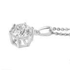 D'Joy 161 Facettiert Moissanit Schmuckset ca. 50 cm 925 Silber rhodiniert ca. 1.38 ct