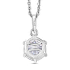 D'Joy 161 Facettiert Moissanit Schmuckset ca. 50 cm 925 Silber rhodiniert ca. 1.38 ct