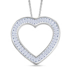 LUXURIANT DIAMOND - Lab Grown Diamant VS-EF SGL zertifiziert Anhänger mit Kette, ca. 50 cm 925 Silber rhodiniert ca. 2.00 ct