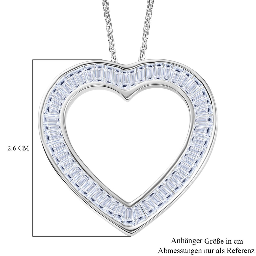 LUXURIANT DIAMOND - Lab Grown Diamant VS-EF SGL zertifiziert Anhänger mit Kette, ca. 50 cm 925 Silber rhodiniert ca. 2.00 ct