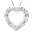 LUXURIANT DIAMOND - Lab Grown Diamant SI-GH SGL zertifiziert Anhänger mit Kette ca. 50 cm 925 Silber rhodiniert ca. 0.50 ct