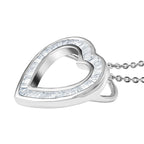 LUXURIANT DIAMOND - Lab Grown Diamant SI-GH SGL zertifiziert Anhänger mit Kette ca. 50 cm 925 Silber rhodiniert ca. 0.50 ct