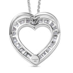 LUXURIANT DIAMOND - Lab Grown Diamant SI-GH SGL zertifiziert Anhänger mit Kette ca. 50 cm 925 Silber rhodiniert ca. 0.50 ct