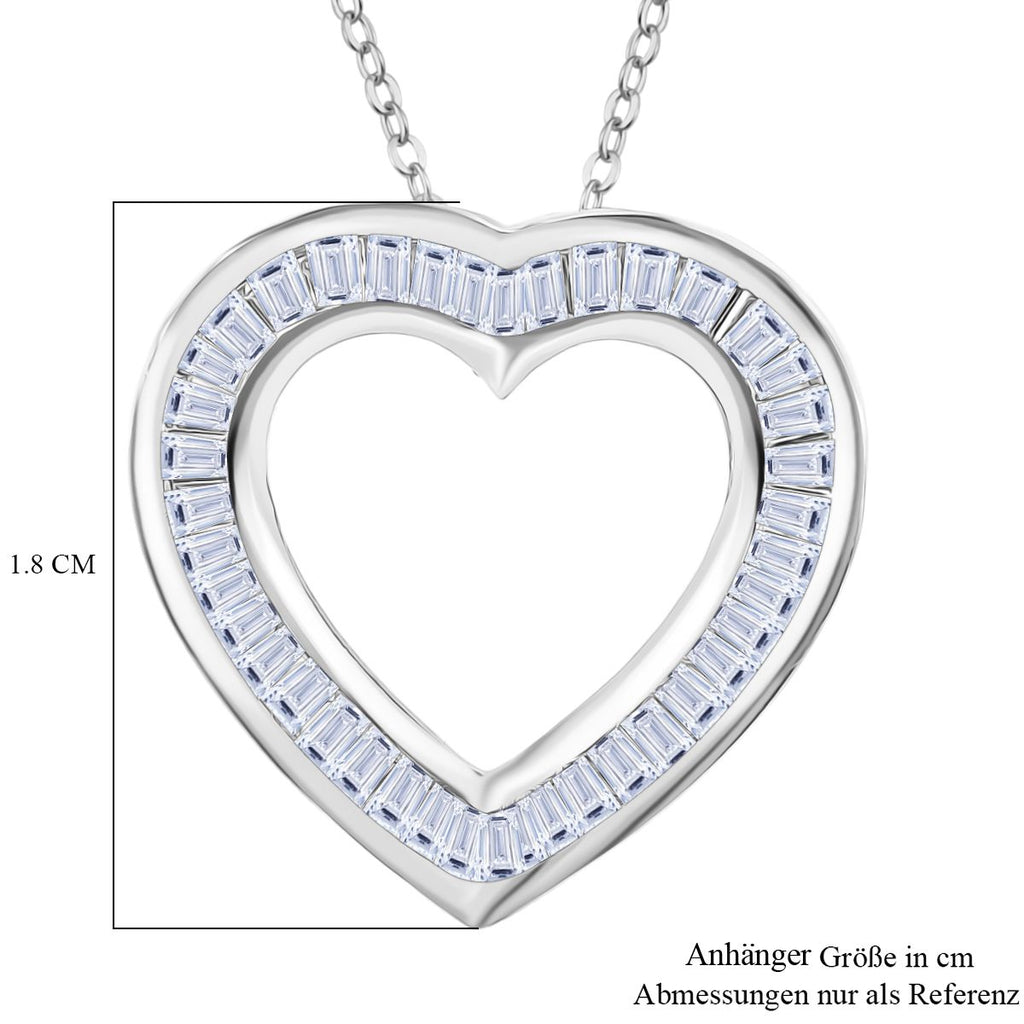 LUXURIANT DIAMOND - Lab Grown Diamant SI-GH SGL zertifiziert Anhänger mit Kette ca. 50 cm 925 Silber rhodiniert ca. 0.50 ct