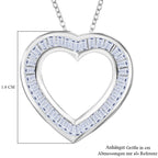 LUXURIANT DIAMOND - Lab Grown Diamant SI-GH SGL zertifiziert Anhänger mit Kette ca. 50 cm 925 Silber rhodiniert ca. 0.50 ct