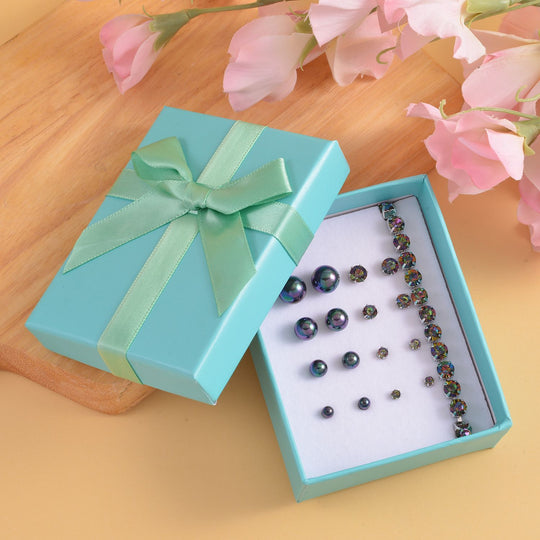 Rosa Muschelkernperle Schmuckset