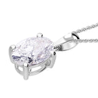 LUXURIANT DIAMOND - Lab Grown Diamant SI-GH SGL zertifiziert Anhänger mit Kette, ca. 50 cm 925 Silber rhodiniert ca. 1.00 ct