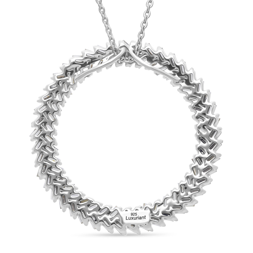 LUXURIANT DIAMOND - Lab Grown Blauer Diamant VS-EF SGL zertifiziert Schmuckset ca. 50 cm 925 Silber rhodiniert ca. 1,00 ct.