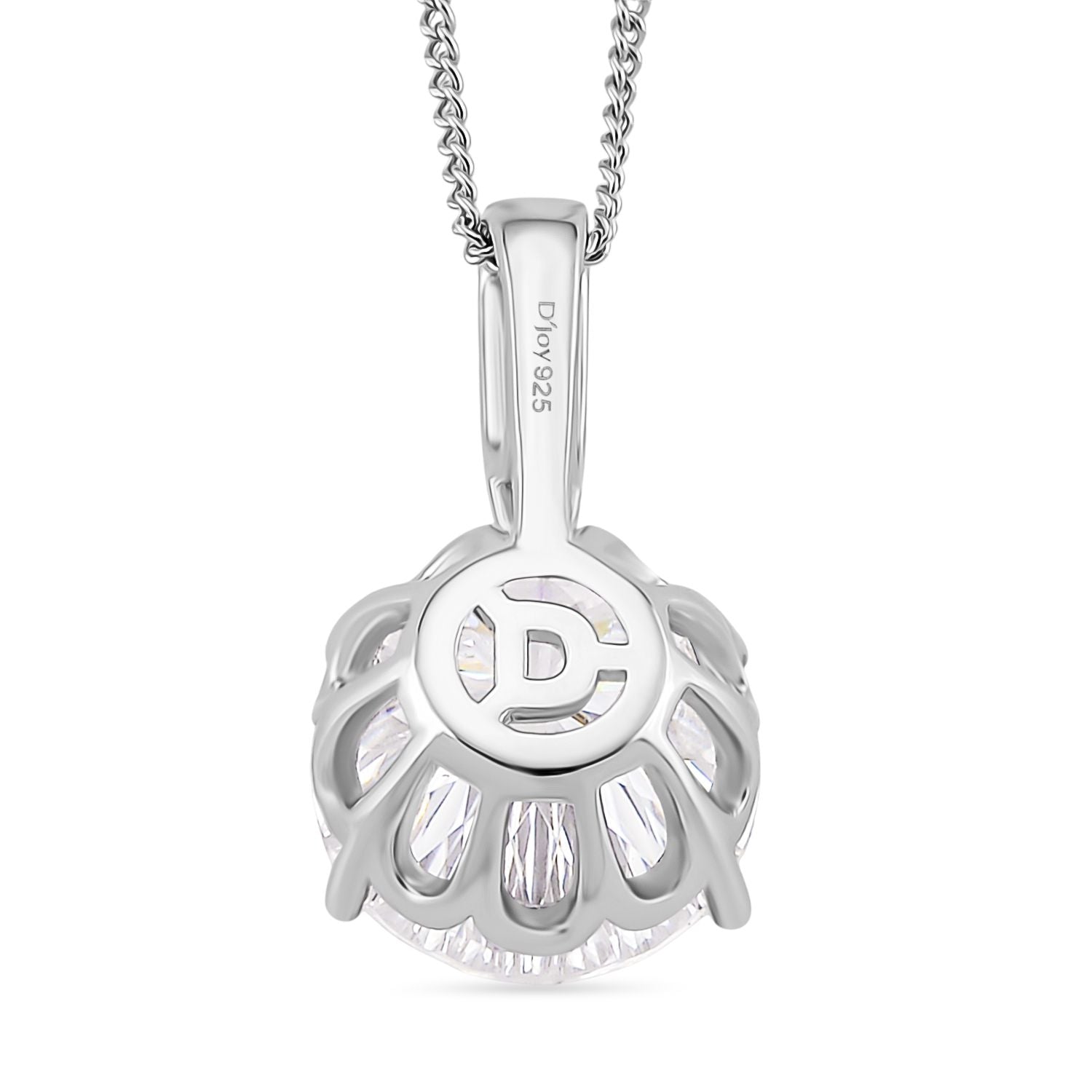 D'Joy Moissanit Schmuckset ca. 45 cm 925 Silber rhodiniert ca. 6.01 ct