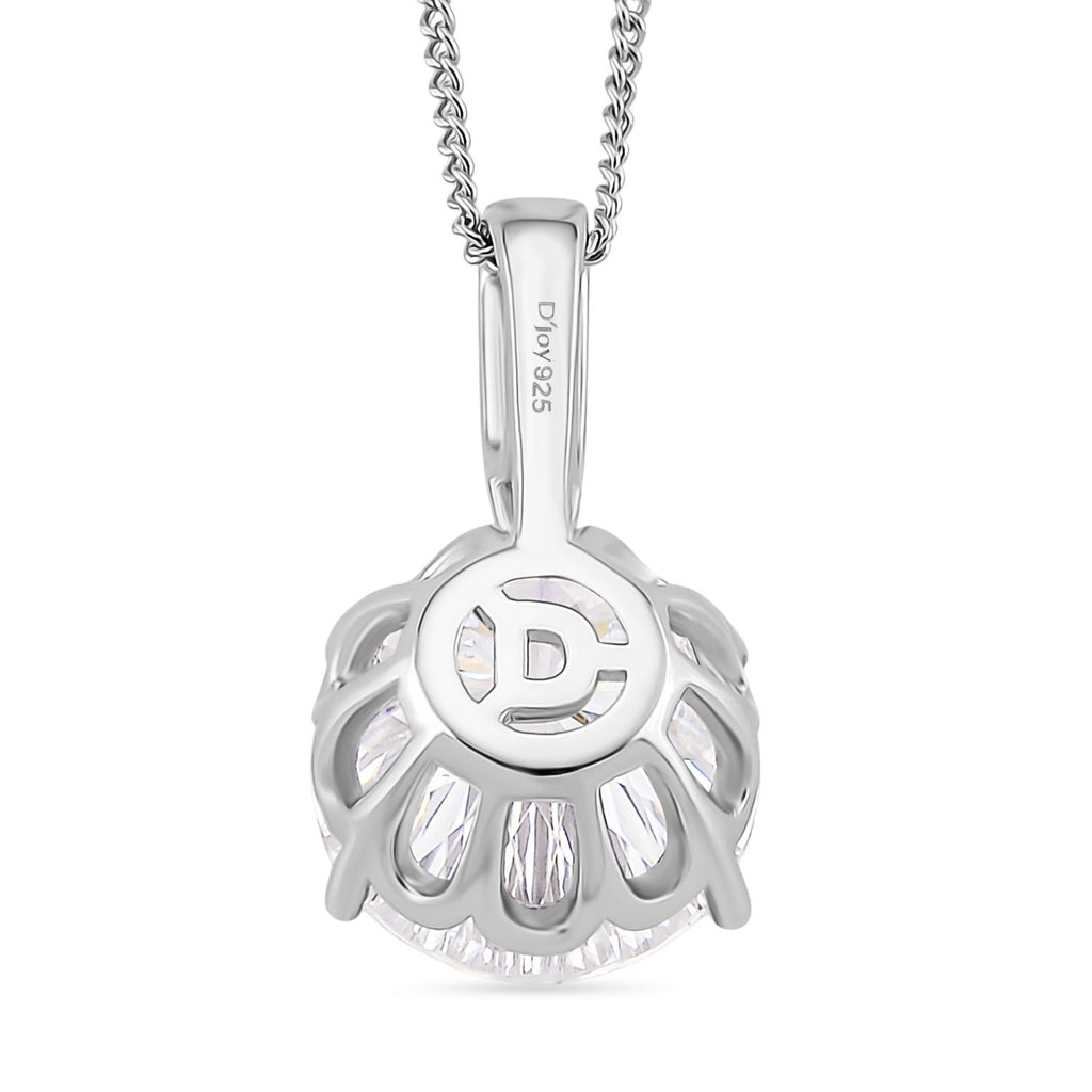 D'Joy Moissanit Schmuckset ca. 45 cm 925 Silber rhodiniert ca. 6.01 ct