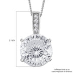 D'Joy Moissanit Schmuckset ca. 45 cm 925 Silber rhodiniert ca. 6.01 ct