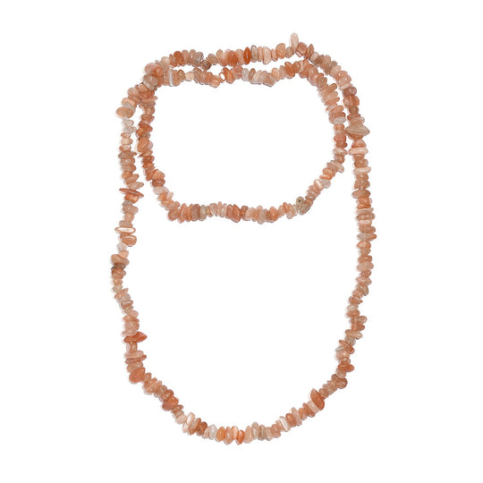 5er set - Multi-Edelstein Halsketten 76 cm mit Amethyst, Granat, Citrin, Sonnenstein ca. 1352.00 ct