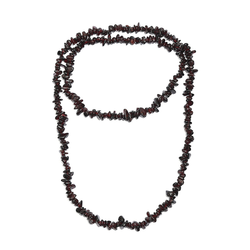 5er set - Multi-Edelstein Halsketten 76 cm mit Amethyst, Granat, Citrin, Sonnenstein ca. 1352.00 ct