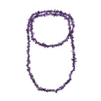 5er set - Multi-Edelstein Halsketten 76 cm mit Amethyst, Granat, Citrin, Sonnenstein ca. 1352.00 ct