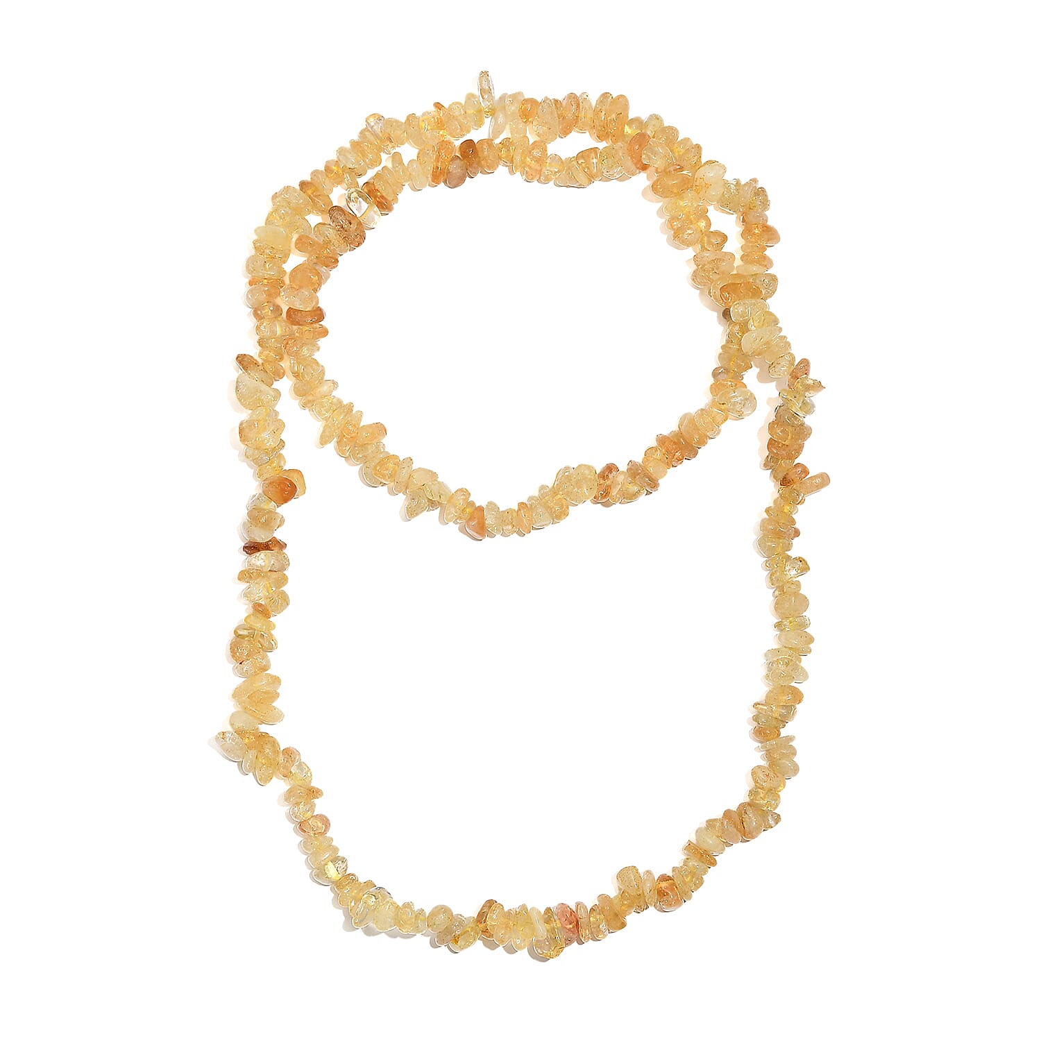 5er set - Multi-Edelstein Halsketten 76 cm mit Amethyst, Granat, Citrin, Sonnenstein ca. 1352.00 ct