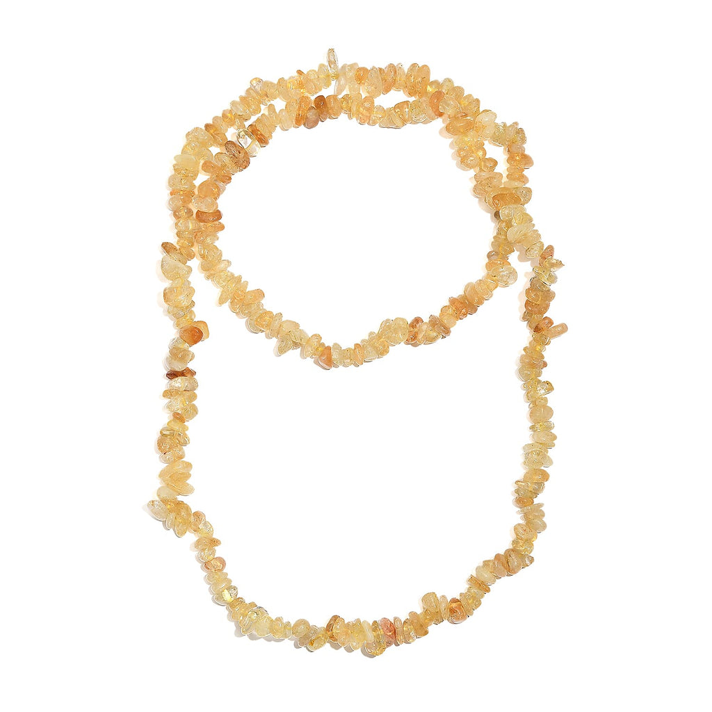 5er set - Multi-Edelstein Halsketten 76 cm mit Amethyst, Granat, Citrin, Sonnenstein ca. 1352.00 ct