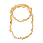 5er set - Multi-Edelstein Halsketten 76 cm mit Amethyst, Granat, Citrin, Sonnenstein ca. 1352.00 ct