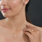 D'Joy Moissanit Schmuckset 925 Silber platiniert ca. 1,34 ct.