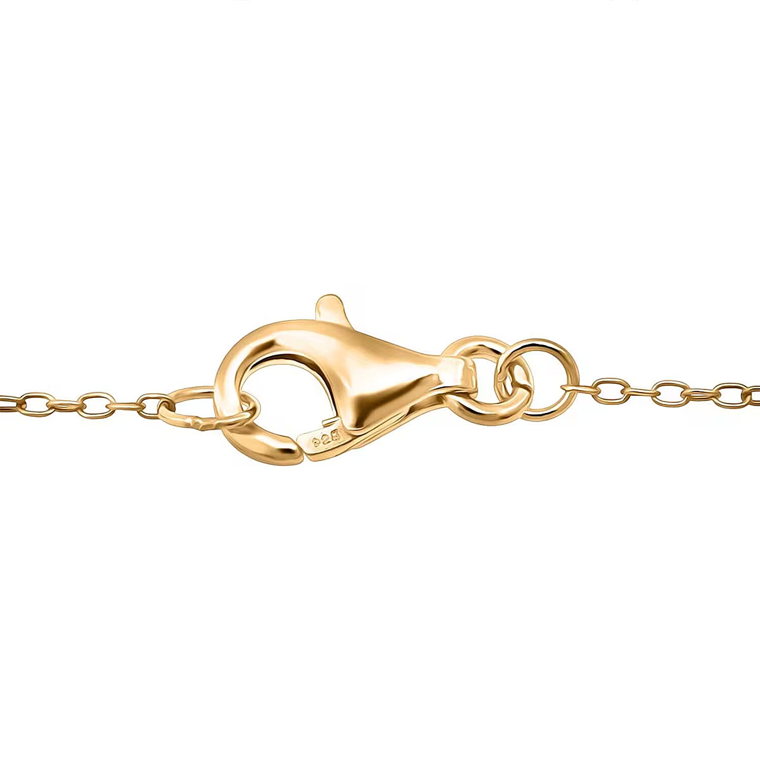 LUXURIANT DIAMOND - Lab Grown Diamant SI-GH Schmuckset ca. 50 cm 925 Silber 750 Vergoldet